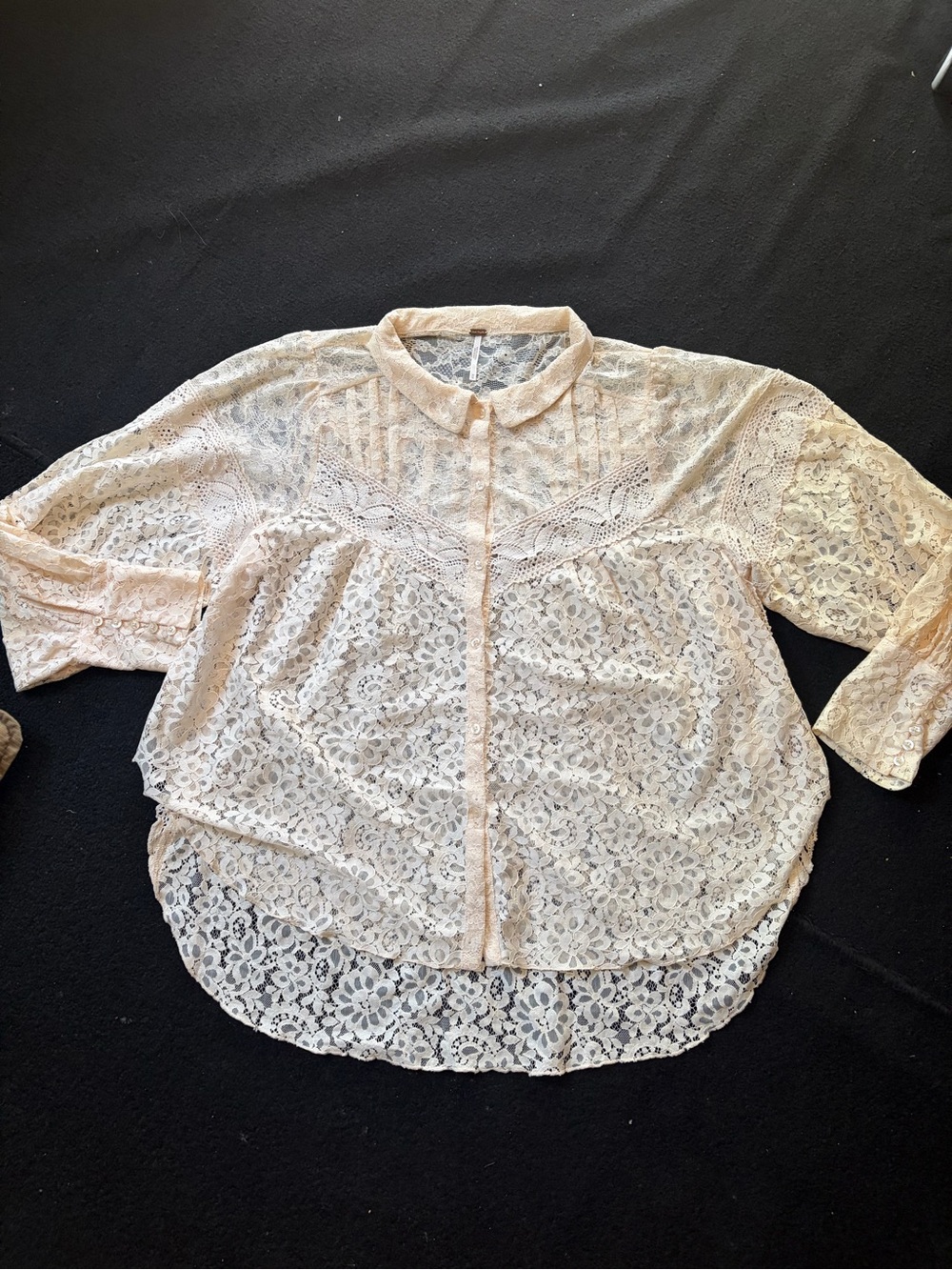 Free People Lace Blouse